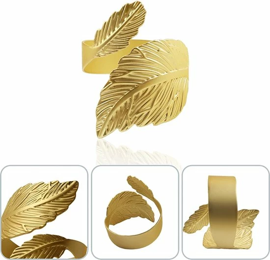 Hete verkoop ???? Full Bloom Servetringen Kerst 6 Stuks - Servetring Goud - Servet Ringen Voor Servet Van Katoen - Servet Ring Voor Servetten Van Linnen ???? 3 Hete verkoop ???? Full Bloom Servetringen Kerst 6 Stuks - Servetring Goud - Servet Ringen Voor Servet Van Katoen - Servet Ring Voor Servetten Van Linnen ???? - Afbeelding 3