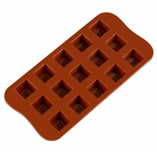 Aanbiedingen ???? ProductGoods - Siliconen Chocoladevorm Vierkantjes - Kubus Chocolade Mal Fondant Bonbonvorm - Ijsblokjesvorm ???? 2 Aanbiedingen ???? ProductGoods - Siliconen Chocoladevorm Vierkantjes - Kubus Chocolade Mal Fondant Bonbonvorm - Ijsblokjesvorm ???? - Afbeelding 2