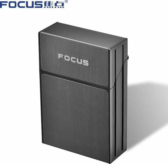 Top 10 ???? Besjaar Sigarettenhouder-|Sigaretten Box - Sigaretten Doosje Zwart- Sigaretten Opbergdoosje - Sigaretten Doosje 20 Stuks | Sigaretten Doosje Metaal | Sigaretten Etui | FOCUS ???? 2 Top 10 ???? Besjaar Sigarettenhouder-|Sigaretten Box - Sigaretten Doosje Zwart- Sigaretten Opbergdoosje - Sigaretten Doosje 20 Stuks | Sigaretten Doosje Metaal | Sigaretten Etui | FOCUS ???? - Afbeelding 2