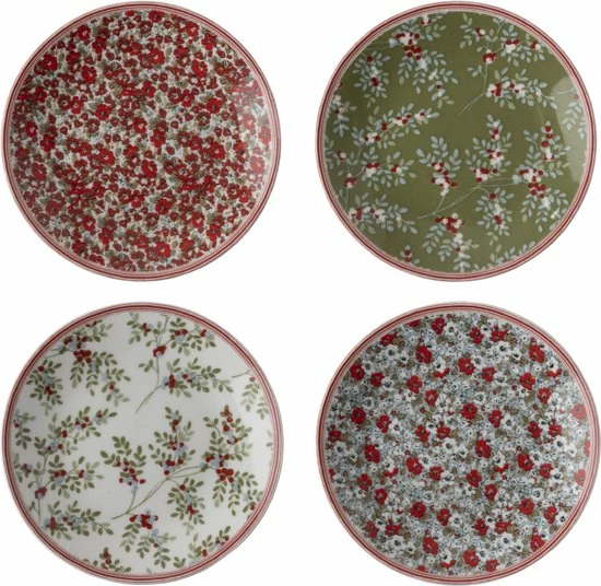 Gloednieuw ???? Laura Ashley Stockbridge Collectables - Laura Ashley Giftset 4 Petit Fours 12 Cm ???? 2 Gloednieuw ???? Laura Ashley Stockbridge Collectables - Laura Ashley Giftset 4 Petit Fours 12 Cm ???? - Afbeelding 2