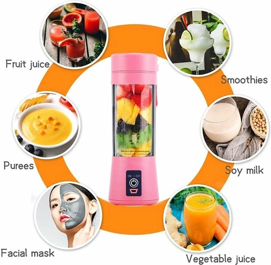 Goedkoop ⭐ RPH Shop Swinx Blender To Go - Blender Smoothie - USB Oplaadbaar - 380ML ???? 3 Goedkoop ⭐ RPH Shop Swinx Blender To Go - Blender Smoothie - USB Oplaadbaar - 380ML ???? - Afbeelding 3