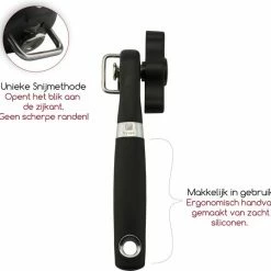 Coupon ⭐ Fyveli Blikopener Firenze - Veilig - Opent Zonder Scherpe Randen - Hersluitbaar - RVS - Silicone - Zwart ???? 12 Coupon ⭐ Fyveli Blikopener Firenze - Veilig - Opent Zonder Scherpe Randen - Hersluitbaar - RVS - Silicone - Zwart ???? -Tefal Shop 550x537 4