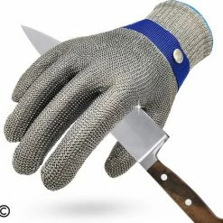 Aanbiedingen ???? TEN® - RVS Oesterhandschoen Maat XL Met Binnenhandschoen + Recepten EBook & Giftcard - Slagershandschoen - Snijbestendige Vlees Handschoenen - Oester Vis Seafood - Giftset/Cadeauverpakking ????