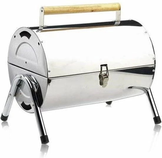 Beste Pirce ❤️ BBQ Collection Houtskoolbarbecue - Cilinder - Chroom ???? 13 Beste Pirce ❤️ BBQ Collection Houtskoolbarbecue - Cilinder - Chroom ???? - Afbeelding 13