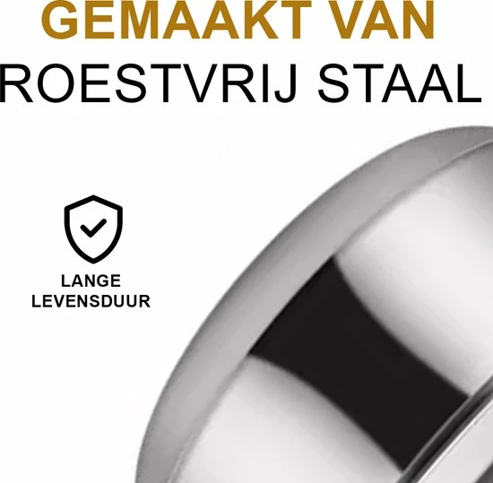 Aanbiedingen ❤️ Kitchen Princess KitchenPrince 3-Delige Pannenset Zilver - PFAS-Vrij - Pannenset - Koekenpan - Steelpan - Pannenset Inductie - Antiaanbaklaag - Kookpan - Bakpan - Koekenpannenset ???? 4 Aanbiedingen ❤️ Kitchen Princess KitchenPrince 3-Delige Pannenset Zilver - PFAS-Vrij - Pannenset - Koekenpan - Steelpan - Pannenset Inductie - Antiaanbaklaag - Kookpan - Bakpan - Koekenpannenset ???? - Afbeelding 4