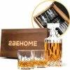 Aanbiedingen ???? 2BEHOME Whiskey Set Met Decanteer Karaf - Incl. 2 Whiskey Glazen En 6 Whiskey Stones En Luxe Geschenkdoos - Whisky - Cadeau Voor Man/vrouw ✨