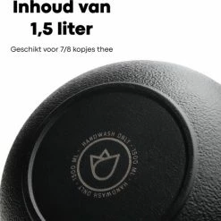 Hete verkoop ✔️ Vatten® - Theepot Gietijzer - Incl. RVS Theefilter - 1.5L - Zwart ???? 10 Hete verkoop ✔️ Vatten® - Theepot Gietijzer - Incl. RVS Theefilter - 1.5L - Zwart ???? -Tefal Shop 550x541 4