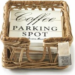 Beste Pirce ???? Riviera Maison Onderzetters Voor Glazen - Parking Spot Coasters - Bruin ????
