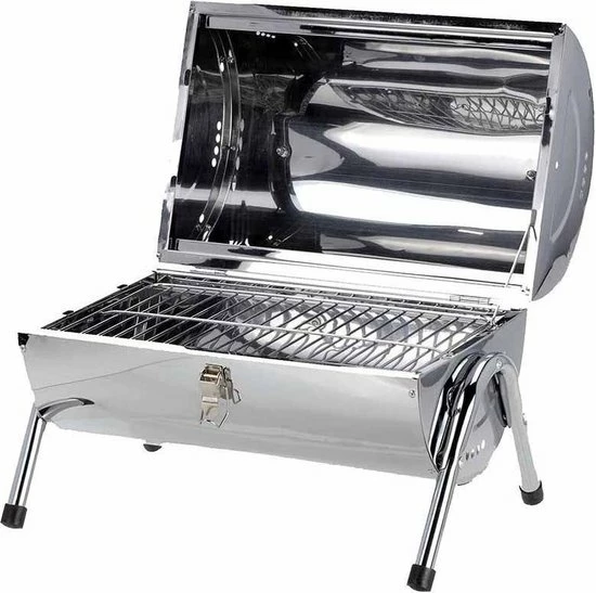 Beste Pirce ❤️ BBQ Collection Houtskoolbarbecue - Cilinder - Chroom ???? 11 Beste Pirce ❤️ BBQ Collection Houtskoolbarbecue - Cilinder - Chroom ???? - Afbeelding 11
