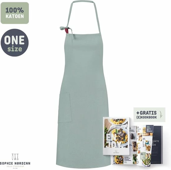 Beste deal ???? Sophie Nørdinn Schort Van Sophie Nordinn® - Keukenschort Malmö (Mintgroen) - Schorten Voor Vrouwen - 87 X 77 Cm ???? 1 Beste deal ???? Sophie Nørdinn Schort Van Sophie Nordinn® - Keukenschort Malmö (Mintgroen) - Schorten Voor Vrouwen - 87 X 77 Cm ????