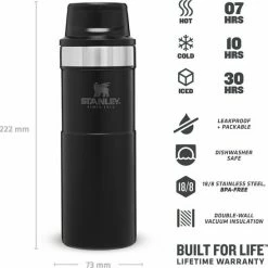 Korting ???? Stanley PMI Stanley Trigger-Action Travel Mug 0.47L - Thermosfles - Matt Black ???? 27 Korting ???? Stanley PMI Stanley Trigger-Action Travel Mug 0.47L - Thermosfles - Matt Black ???? -Tefal Shop 550x548 10