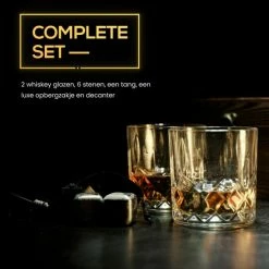 Aanbiedingen ???? 2BEHOME Whiskey Set Met Decanteer Karaf - Incl. 2 Whiskey Glazen En 6 Whiskey Stones En Luxe Geschenkdoos - Whisky - Cadeau Voor Man/vrouw ✨ 15 Aanbiedingen ???? 2BEHOME Whiskey Set Met Decanteer Karaf - Incl. 2 Whiskey Glazen En 6 Whiskey Stones En Luxe Geschenkdoos - Whisky - Cadeau Voor Man/vrouw ✨ -Tefal Shop 550x548