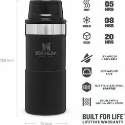 Korting ???? Stanley PMI Stanley Trigger-Action Travel Mug 0.47L - Thermosfles - Matt Black ???? 25 Korting ???? Stanley PMI Stanley Trigger-Action Travel Mug 0.47L - Thermosfles - Matt Black ???? -Tefal Shop 550x549 24