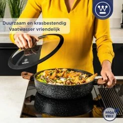 Beste recensies van ✔️ Westinghouse Pannenset - Speciale Editie Wokpan 30cm + Hapjespan 28cm + Braadpan 28cm - Speciale Editie ???? -Tefal Shop 550x550 113