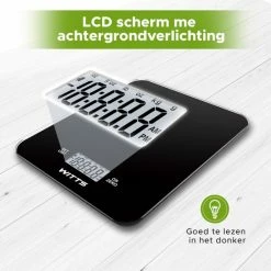 Groothandel ???? Witts Digitale Precisie Keuken Weegschaal – 1gr Tot 15 Kg – Tarra Functie – Elektrisch – Zwart ???? -Tefal Shop 550x550 13