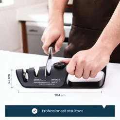 Beste Verkoop ⌛ ZenKitch Messenslijper - Aanzetstaal - Verstelbare Slijphoek & 2 Standen - Incl. Scharenslijper - Doortrekslijper - Carbon Steel ???? 23 Beste Verkoop ⌛ ZenKitch Messenslijper - Aanzetstaal - Verstelbare Slijphoek & 2 Standen - Incl. Scharenslijper - Doortrekslijper - Carbon Steel ???? -Tefal Shop 550x550 150
