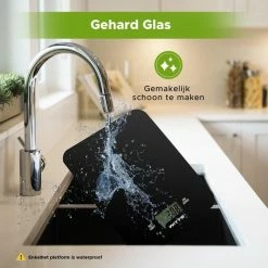 Groothandel ???? Witts Digitale Precisie Keuken Weegschaal – 1gr Tot 15 Kg – Tarra Functie – Elektrisch – Zwart ???? -Tefal Shop 550x550 17