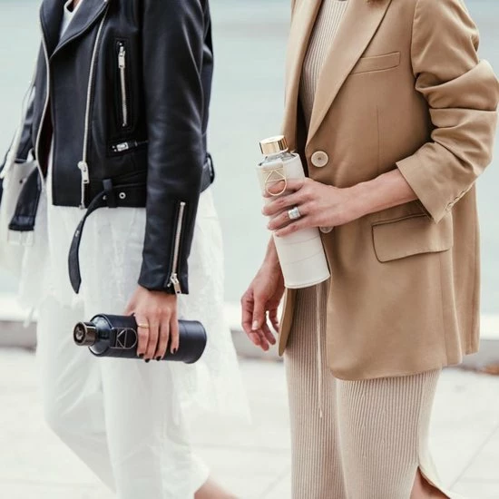 Goedkoopste ???? Equa Glazen Waterfles 750 Ml Mismatch Met Hoes - Beige ???? 4 Goedkoopste ???? Equa Glazen Waterfles 750 Ml Mismatch Met Hoes - Beige ???? - Afbeelding 4