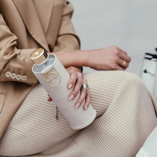 Goedkoopste ???? Equa Glazen Waterfles 750 Ml Mismatch Met Hoes - Beige ???? 6 Goedkoopste ???? Equa Glazen Waterfles 750 Ml Mismatch Met Hoes - Beige ???? - Afbeelding 6