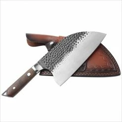 Beste Pirce ???? STORX Hakbijl - Slagersmes - BBQ - Handmade - Hak Mes - Mes - Mannen - Koken - BBQ Master - Roestvrij Staal - Stoer - Handgemaakt - Koksmes - CADEAU TIP! ????