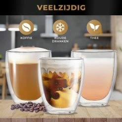 Korting ???? RoyalGoods® Dubbelwandige Glazen – Koffieglazen - Theeglazen – 450ML – 2 Stuks – Cappuccino Glazen - Latte Macchiato Glazen ???? 10 Korting ???? RoyalGoods® Dubbelwandige Glazen – Koffieglazen - Theeglazen – 450ML – 2 Stuks – Cappuccino Glazen - Latte Macchiato Glazen ???? -Tefal Shop 550x550 265