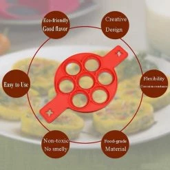 Groothandel ⌛ Merkloos Bakvorm Mini Pannenkoekjes - Siliconen - Rood ???? -Tefal Shop 550x550 271