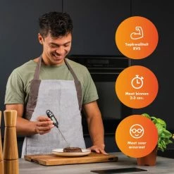 Beste deal ???? Captain Cook Keukenthermometer - Inclusief E-Kookboek - Vleesthermometer - BBQ Thermometer- Suikerthermometer - Kernthermometer ✨ 15 Beste deal ???? Captain Cook Keukenthermometer - Inclusief E-Kookboek - Vleesthermometer - BBQ Thermometer- Suikerthermometer - Kernthermometer ✨ -Tefal Shop 550x550 281