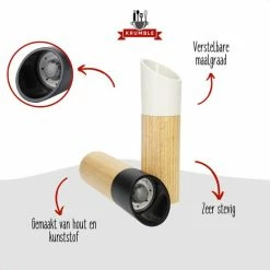 Promo ???? Krumble Zout En Pepermolen Hout - Zout En Peperstel - Zoutmolen - Zout & Pepermaler - Peper En Zoutmolen Set - Hout ???? -Tefal Shop 550x550 294
