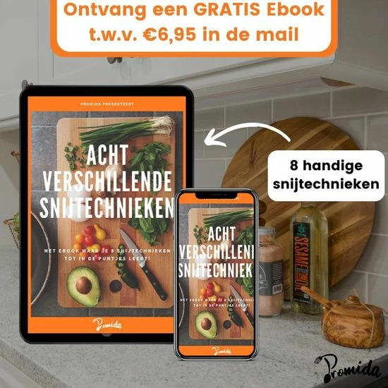 Promo ???? Promida Professioneel Koksmes 20cm - RVS Japans Keukenmes - Chef Mes Stainless Steel - Hout Handvat ???? 3 Promo ???? Promida Professioneel Koksmes 20cm - RVS Japans Keukenmes - Chef Mes Stainless Steel - Hout Handvat ???? - Afbeelding 3