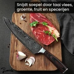 Promo ???? Promida Professioneel Koksmes 20cm - RVS Japans Keukenmes - Chef Mes Stainless Steel - Hout Handvat ???? 13 Promo ???? Promida Professioneel Koksmes 20cm - RVS Japans Keukenmes - Chef Mes Stainless Steel - Hout Handvat ???? -Tefal Shop 550x550 314