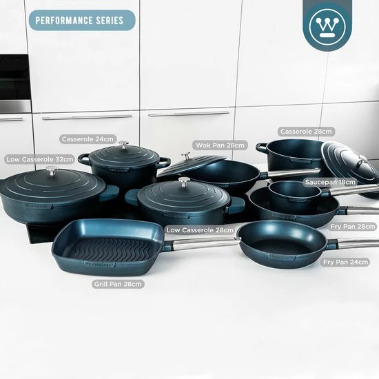Gloednieuw ✔️ Westinghouse Performance Series - Koekenpan Inductie 28cm - Oven Geschikt - Blauw ???? 6 Gloednieuw ✔️ Westinghouse Performance Series - Koekenpan Inductie 28cm - Oven Geschikt - Blauw ???? - Afbeelding 6