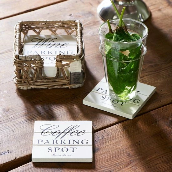 Beste Pirce ???? Riviera Maison Onderzetters Voor Glazen - Parking Spot Coasters - Bruin ???? 2 Beste Pirce ???? Riviera Maison Onderzetters Voor Glazen - Parking Spot Coasters - Bruin ???? - Afbeelding 2