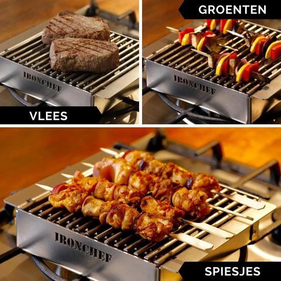 Promo ???? IRONCHEF Lavastenen Grill - Geschikt Voor Gasfornuis - Barbecue - BBQ - Grillplaat - Grilplaat - Bakplaat - Grillpan ???? 9 Promo ???? IRONCHEF Lavastenen Grill - Geschikt Voor Gasfornuis - Barbecue - BBQ - Grillplaat - Grilplaat - Bakplaat - Grillpan ???? - Afbeelding 9