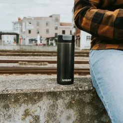 Promo ???? Kambukka Olympus Thermosbeker 500 Ml - Makkelijk Reinigen - Lekvrije Koffiebeker - RVS - Darkness ???? -Tefal Shop 550x550 338