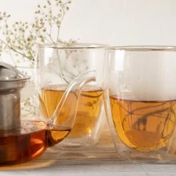 Goedkoop ???? Orange85 Dubbelwandige - Koffieglazen Theeglazen - Set - 3stuks - 8x8x10 Cm - Doorzichtig - 180ml - Kunststof ✔️ -Tefal Shop 550x550 341