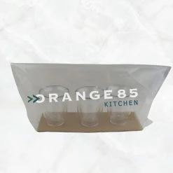 Goedkoop ???? Orange85 Dubbelwandige - Koffieglazen Theeglazen - Set - 3stuks - 8x8x10 Cm - Doorzichtig - 180ml - Kunststof ✔️ -Tefal Shop 550x550 342