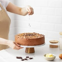 Gloednieuw ❤️ Navaris Draaibaar Taartplateau Van Marmer - 30 Cm Doorsnee - Voor Het Presenteren En Aansnijden Van Taarten - Met Houten Voet ???? 9 Gloednieuw ❤️ Navaris Draaibaar Taartplateau Van Marmer - 30 Cm Doorsnee - Voor Het Presenteren En Aansnijden Van Taarten - Met Houten Voet ???? -Tefal Shop 550x550 383