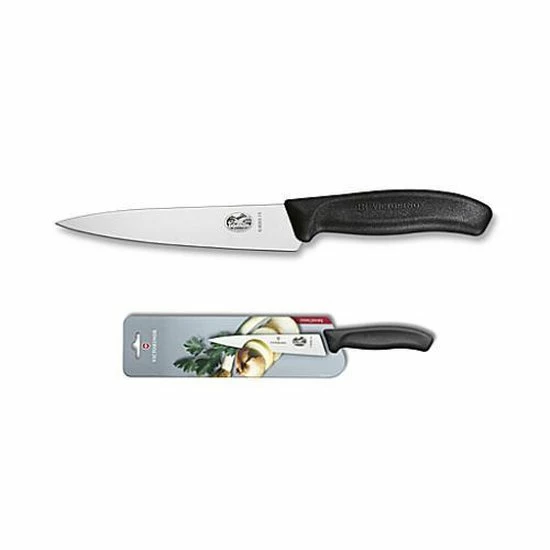 Groothandel ???? Victorinox Swiss Classic Koksmes - 15cm - RVS/fibrox - Zwart - Blister ???? 5 Groothandel ???? Victorinox Swiss Classic Koksmes - 15cm - RVS/fibrox - Zwart - Blister ???? - Afbeelding 5