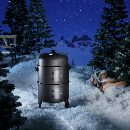 Flash-uitverkoop ⌛ Tectake Charcoal Grill Rookoven - Zwart ???? 6 Flash-uitverkoop ⌛ Tectake Charcoal Grill Rookoven - Zwart ???? - Afbeelding 6