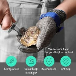 Aanbiedingen ???? TEN® - RVS Oesterhandschoen Maat XL Met Binnenhandschoen + Recepten EBook & Giftcard - Slagershandschoen - Snijbestendige Vlees Handschoenen - Oester Vis Seafood - Giftset/Cadeauverpakking ???? 19 Aanbiedingen ???? TEN® - RVS Oesterhandschoen Maat XL Met Binnenhandschoen + Recepten EBook & Giftcard - Slagershandschoen - Snijbestendige Vlees Handschoenen - Oester Vis Seafood - Giftset/Cadeauverpakking ???? -Tefal Shop 550x550 458