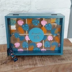 Gloednieuw ???? Theedoos-6vakken-groen-dienblad-atmosphera-sinterklaas-kerst ????