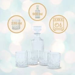 Top 10 ???? Orange85 Whiskey Karaf - 4 Glazen - 5- Delig - Transparant - 900/230 Ml - Glas - Set ???? 14 Top 10 ???? Orange85 Whiskey Karaf - 4 Glazen - 5- Delig - Transparant - 900/230 Ml - Glas - Set ???? -Tefal Shop 550x550 488