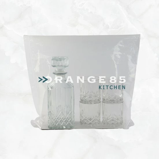 Top 10 ???? Orange85 Whiskey Karaf - 4 Glazen - 5- Delig - Transparant - 900/230 Ml - Glas - Set ???? 7 Top 10 ???? Orange85 Whiskey Karaf - 4 Glazen - 5- Delig - Transparant - 900/230 Ml - Glas - Set ???? - Afbeelding 7