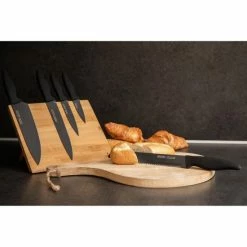 Coupon ???? Smile® Smile SNS-4 Messenset Met Magnetisch Blok - 5 Messen - Bamboe ???? 17 Coupon ???? Smile® Smile SNS-4 Messenset Met Magnetisch Blok - 5 Messen - Bamboe ???? -Tefal Shop 550x550 549