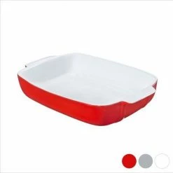 Groothandel ???? Pyrex Signature Ovenschaal Rechthoek - Keramiek - 35x25 Cm - Rood ????