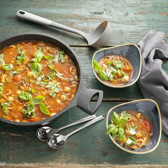 Begroting ???? Sola Paellapan Fair Cooking - Ø 28 Cm - Zwart/wit - Aluminium - Antiaanbaklaag ???? 4 Begroting ???? Sola Paellapan Fair Cooking - Ø 28 Cm - Zwart/wit - Aluminium - Antiaanbaklaag ???? - Afbeelding 4