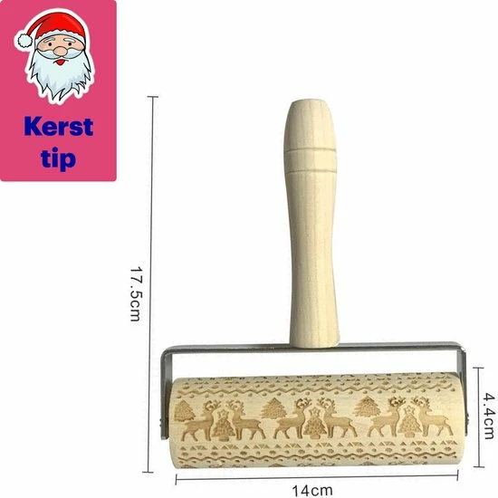 Uitgang ???? NRN ???? CHRISTMAS EDITION - DEEGROLLER // Feestdagen - Kerstmis - Bakken - Deegroller Relief - Deegroller Hout - Deegroller Met Decoratie - Rolstok - Kerstkoekjes - 3D - Antikleef - Kerstcadeau - Cadeau Voor Vrouw ???? 2 Uitgang ???? NRN ???? CHRISTMAS EDITION - DEEGROLLER // Feestdagen - Kerstmis - Bakken - Deegroller Relief - Deegroller Hout - Deegroller Met Decoratie - Rolstok - Kerstkoekjes - 3D - Antikleef - Kerstcadeau - Cadeau Voor Vrouw ???? - Afbeelding 2