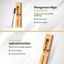 Gloednieuw ❤️ Vulpes Goods Vulpes Kitchen® Vleesthermometer Draadloos PRO - 2-in-1 Oventhermometer - BBQ Thermometer - App & Bluetooth - Thermometer Koken - Meater - RVS & Fast Charger - 30 Meter ???? 18 Gloednieuw ❤️ Vulpes Goods Vulpes Kitchen® Vleesthermometer Draadloos PRO - 2-in-1 Oventhermometer - BBQ Thermometer - App & Bluetooth - Thermometer Koken - Meater - RVS & Fast Charger - 30 Meter ???? -Tefal Shop 550x550 671