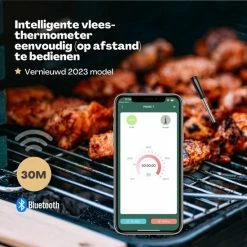 Gloednieuw ❤️ Vulpes Goods Vulpes Kitchen® Vleesthermometer Draadloos PRO - 2-in-1 Oventhermometer - BBQ Thermometer - App & Bluetooth - Thermometer Koken - Meater - RVS & Fast Charger - 30 Meter ???? 19 Gloednieuw ❤️ Vulpes Goods Vulpes Kitchen® Vleesthermometer Draadloos PRO - 2-in-1 Oventhermometer - BBQ Thermometer - App & Bluetooth - Thermometer Koken - Meater - RVS & Fast Charger - 30 Meter ???? -Tefal Shop 550x550 672