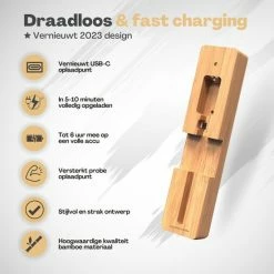 Gloednieuw ❤️ Vulpes Goods Vulpes Kitchen® Vleesthermometer Draadloos PRO - 2-in-1 Oventhermometer - BBQ Thermometer - App & Bluetooth - Thermometer Koken - Meater - RVS & Fast Charger - 30 Meter ???? 24 Gloednieuw ❤️ Vulpes Goods Vulpes Kitchen® Vleesthermometer Draadloos PRO - 2-in-1 Oventhermometer - BBQ Thermometer - App & Bluetooth - Thermometer Koken - Meater - RVS & Fast Charger - 30 Meter ???? -Tefal Shop 550x550 677